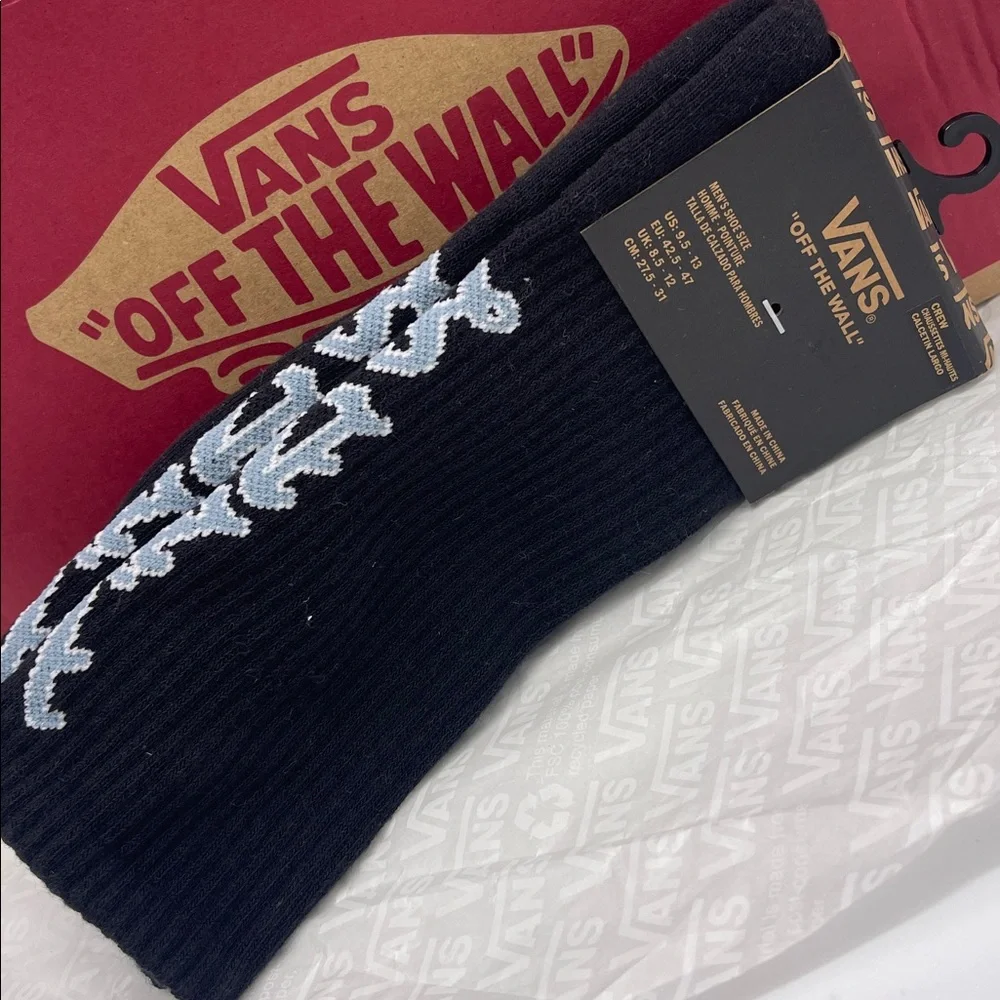Vans Road Stop Crew Socks (1 pair) Style VN000NCHBLK